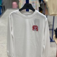 NBA KIDS NBA 키즈 MIA 드로잉 팀로고 긴팔 싱글티셔츠 K221TS997P