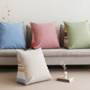 오리고 셔벗 삼각 등쿠션 소형 (솜포함)