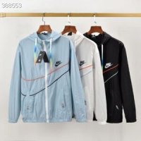 23ss Nike 남녀공용 여름 간절기용 비닐 얇은 후드 바람막이 집업 자켓 115-606092582903333-793810313142