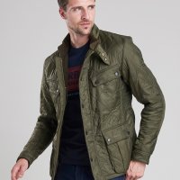 바버 BARBOUR 남성 인터내셔널 폴라퀼트 카키