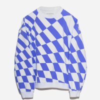 벌스데이수트 WARP CHECKER BOARD SWEAT TBGSTPLT105