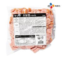 CJ씨푸드 업소용 CJ 모둠햄 부대찌개용 1kg 슬라이스햄 부대찌개햄