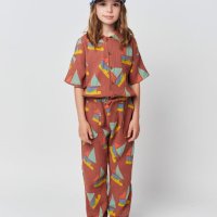 BOBO CHOSES 보보쇼즈 키즈 점프수트 Multicolor Sail Boat overall 123AC122