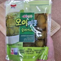 5분마켓 일가집 오이 피클 슬라이스 반찬거리 350g