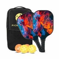 Pickleball Paddles Pickleball Paddles Set Fiberglass Surface Polypropylene Honeycomb Core Non-Sl