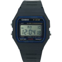 카시오 시계 CASIO 방수 복고풍 클래식 사각-N F-91W-1 F-91WM-9A 35