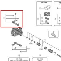 자전거페달 클릿페달 Shimano 페달 바디 커버 XTR PDM