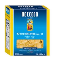 데체코 De Cecco Semolina Pasta Orecchiette No 91 1 Pound Pack of 12 null 1