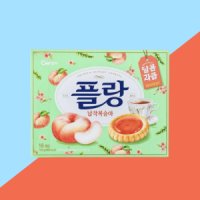 청우 쿠키 플랑 복숭아 160g