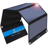 BigBlue 업그레이드 빅블루 3 USB-A 28W 태양충전기 5V 4 8A Max 캠핑용 휴대용 SunPower Solar Panel