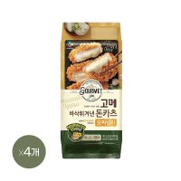 CJ제일제당 고메 바삭튀겨낸모짜렐라돈카츠 450g x4개