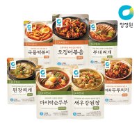 청정원 요리한수 양념 소스 4개 바지락순두부찌개양념 150g x 2개 부대찌개양념 15