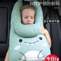 어린이 차량용 안전벨트 장치 캐릭터 낮잠 목받침 8