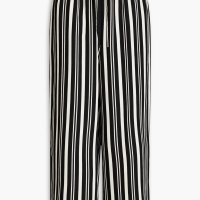 제이슨우 Cropped striped twill wide leg pants 1647597299045839