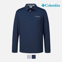 컬럼비아 남성 간절기 자외선차단 기능성 긴팔 카라티셔츠