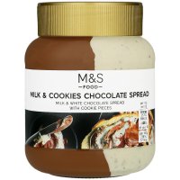 엠엔에스 엠앤에스 밀크 쿠키 초콜릿 스프레드 영국발송 M S Milk Cookies Chocolate Spread 1팩