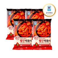 사조 24 7 중독적인 매운맛 빨간떡볶이 373g X 4