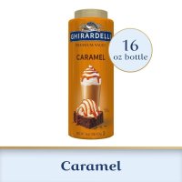 Ghirardelli 기라델리 프리미엄 카라멜 소스 커피 아이스크림 디저트 토핑 시럽 454g 2팩