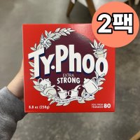 Ty Phoo 타이푸 엑스트라 스트롱 티 홍차 80티백 250g 2팩