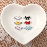 싼비즈 에폭펜던트 미니리본양고리 16x7mm OR 1개 7459-05