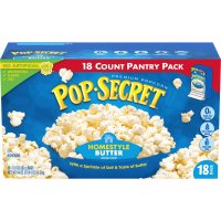 Pop Secret Microwave Popcorn 팝 시크릿 전자레인지 팝콘 홈스타일 버터 85g 18개입