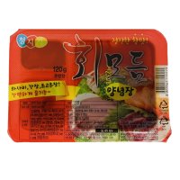 청지기 회 모듬 양념장 1박스 120g X 35개 와사비 간장 초고추장 일회용 배달 포장