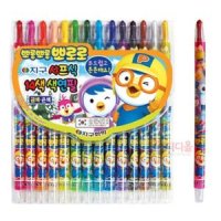 뽀로로 샤프식 색연필 14색 캐릭터 어린이 색연필세트