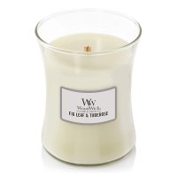 우드윅 캔들 무화과 잎 투베로즈 미디엄 사이즈 283g Woodwick Candle Medium Jar Fig Leaf Tuberose 1개