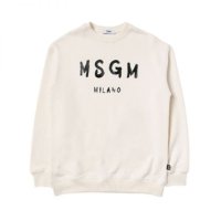 MSGM KIDS 엠에스지엠키즈 니트 스웨트셔츠 크림 MS029324