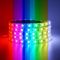 삼항 24V용 고급형 밝기향상 5050 3칩 LED바 RGB LED 10cm당 길이를 원하는대로