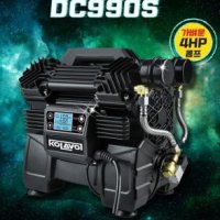 콜라보 에어콤프레샤 디지털 220V 4HP 탱크 DC990S