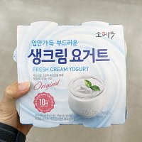 동원 F B소와나무 요러브 생크림 85g x 4 x 3개 보냉백포장 아이스보냉백포장