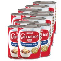 Carnation Evaporated Milk 카네이션 무가당 연유 410g 12팩