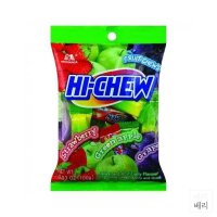 미국 HiChew 하이츄 후르츠 어쏘티드 딸기 그린애플 포도 카라멜 100g