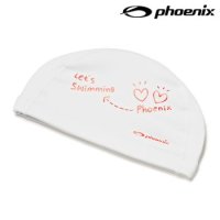 PHOENIX 피닉스 디자인 우레탄 아동 수영모 드로잉