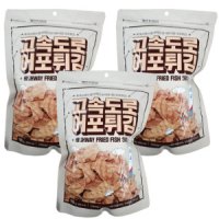 고속도로 어포튀김 100g x 3팩 바삭바삭단짠 맥주안주 사무실탕비실간식 회의실과자 스낵바