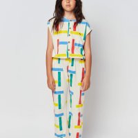 BOBO CHOSES 보보쇼즈 키즈 점프수트 Multicolor Beacon all over overall 123AC118