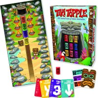 Gamewright Tiki Topple 게임라이트 티키 토플 토템 지배 보드 게임 전술