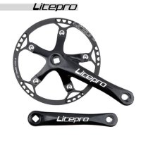 자전거 크랭크 Litepro 통합 체인링 MTB 로드 싱글 체인휠 세트 58T 130BCD