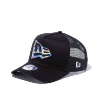 뉴에라 New Era x Takashi MurakAMI 아미 A-Frame Trucker Flag 9Forty Hat Black120941