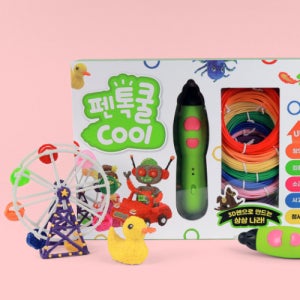 [펜톡쿨] 저온 3D펜 패키지 고급형 도안 PCL 재료 포함