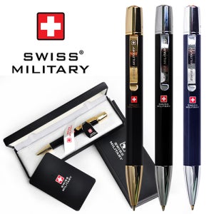 고급볼펜선물인쇄 스위스 밀리터 BP 410 BP,BL,BG 창립기념일답례품