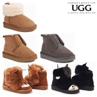 UGG OZWEAR 키즈 어린이 오즈웨어 동물 벨크로 미니 양모 호주 부츠 컬렉션