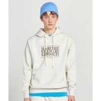 MARITHE FRANCOIS GIRBAUD CLASSIC LOGO HOODIE light heather