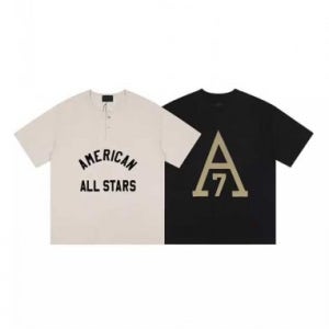 american all star 로고 헨리넥 라운드 반팔 티셔츠 [스트릿 편집샵 람스]