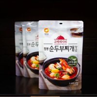 청정원 짬뽕순두부찌개양념140g 1개