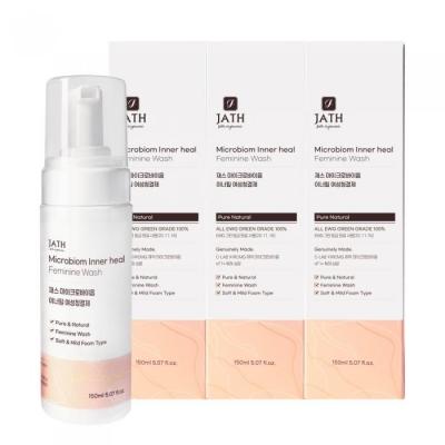 <b>잘론네츄럴</b> 재스 마이크로바이옴 이너힐 <b>여성</b> 청결제 150ml 3개 (7703733)
