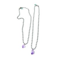 박재범 세븐틴 디에잇 원우 NATURAL AMETHYST NECKLACE 26