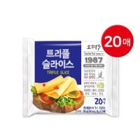 동원 소와나무 트리플 슬라이스치즈 360g 20매 1개