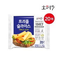 동원 소와나무 트리플 슬라이스치즈 360g 20매 1개